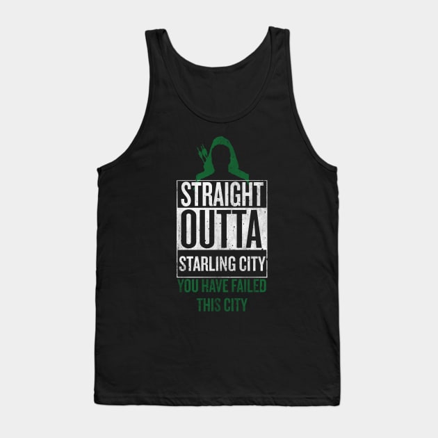 Straight Outta Starling City Tank Top by Chesterika